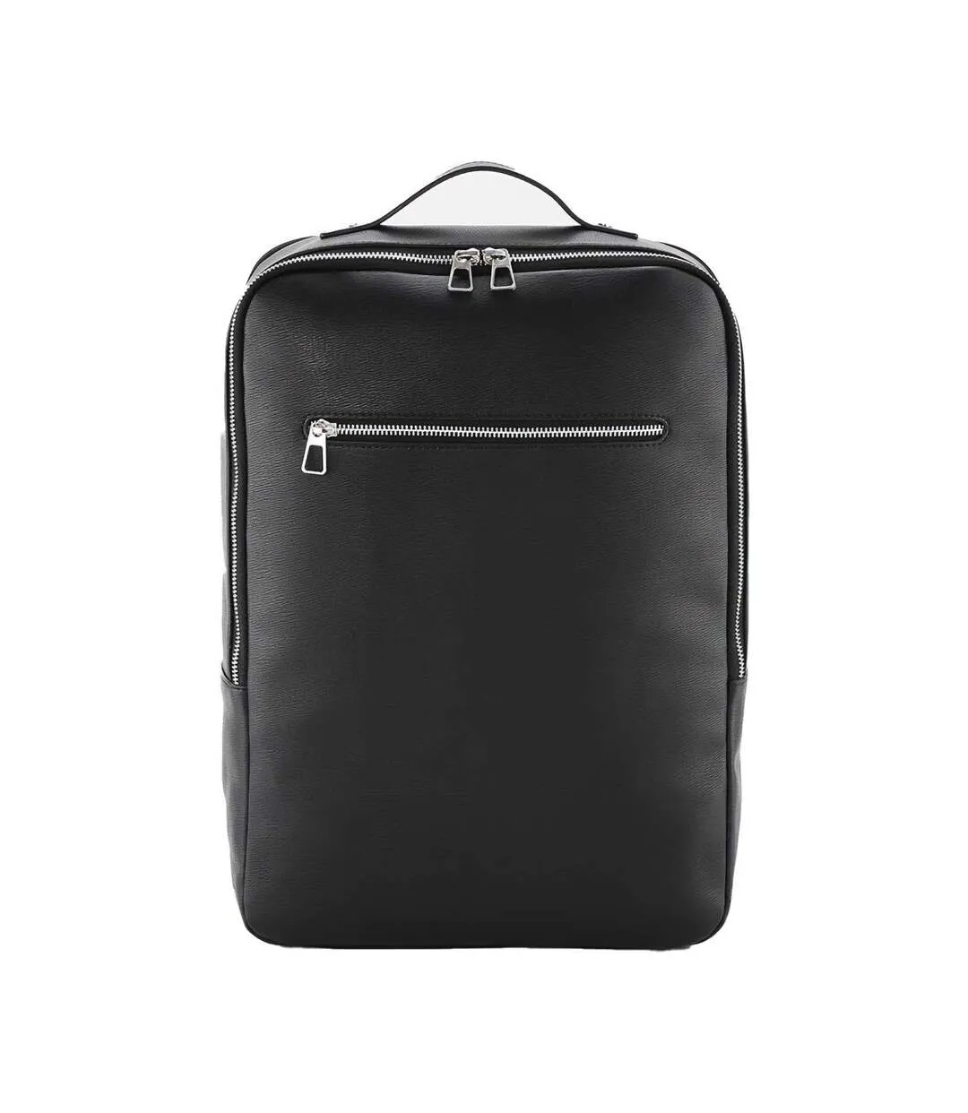 Tailored luxe pu backpack one size black Quadra