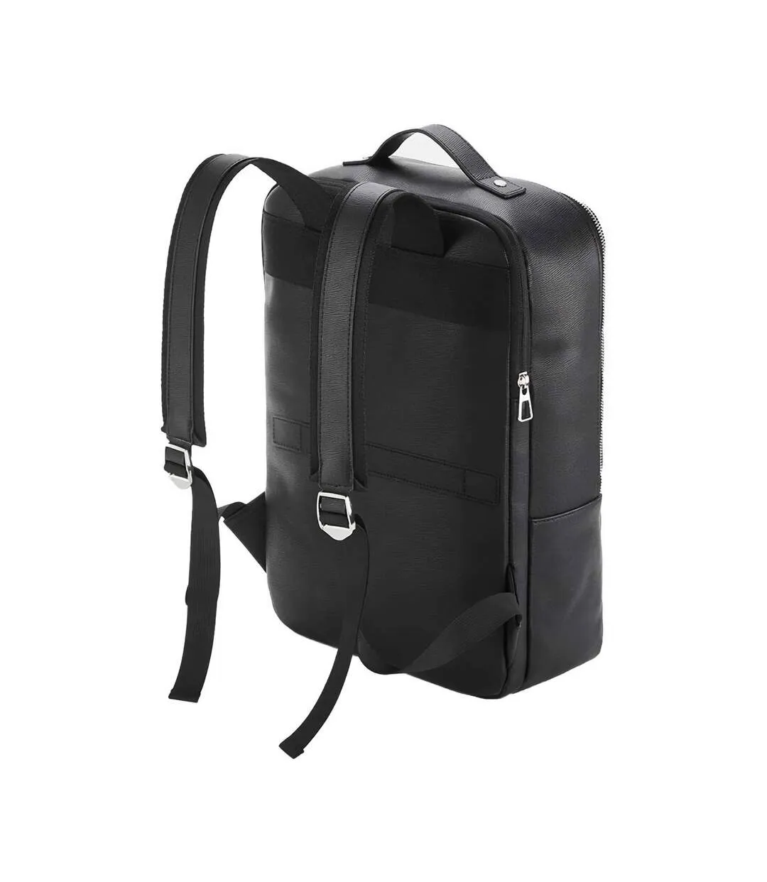 Tailored luxe pu backpack one size black Quadra