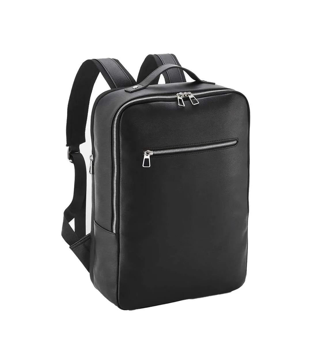 Tailored luxe pu backpack one size black Quadra