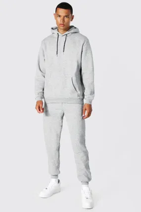 Tall Hooded Tracksuit With Man Drawcords