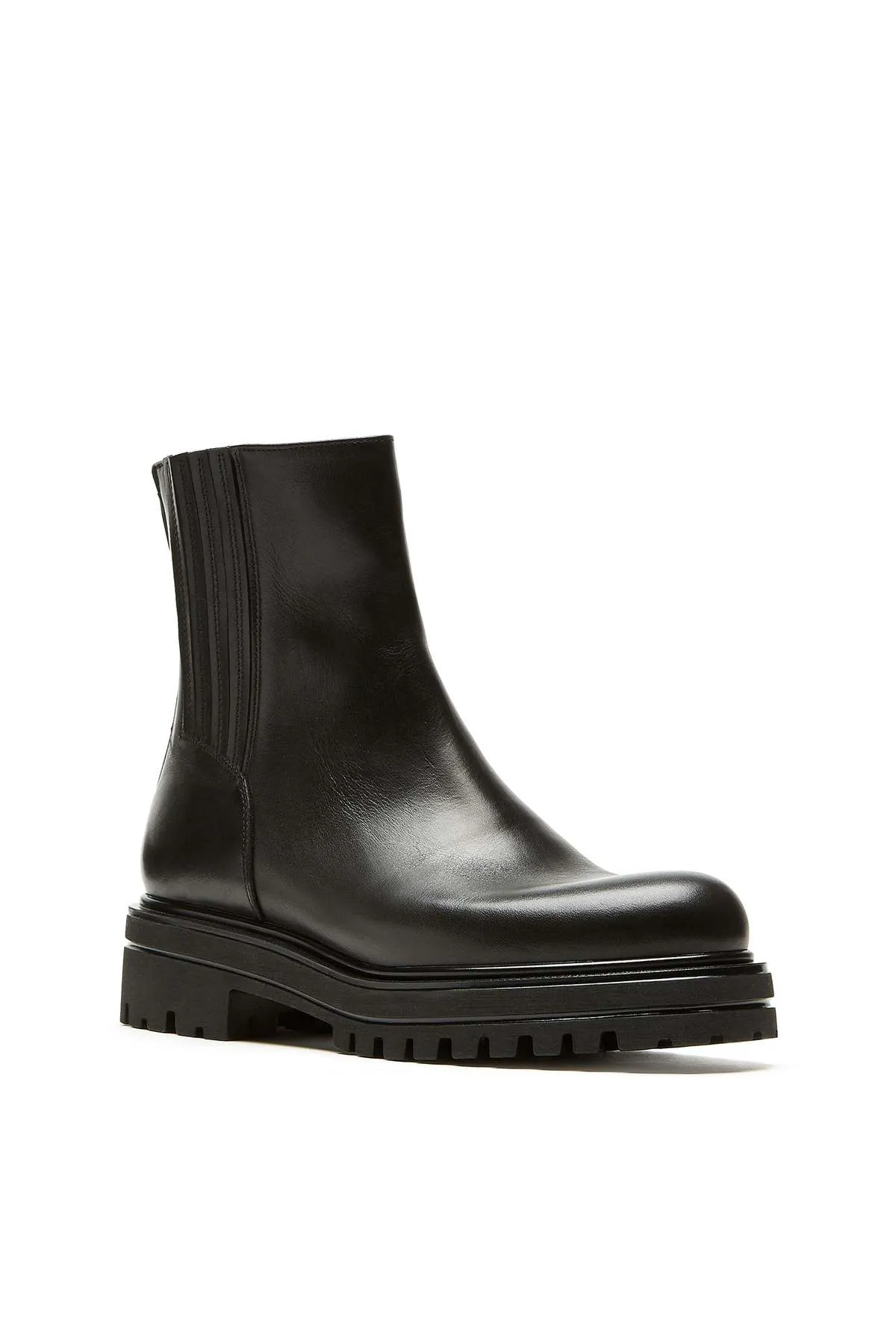 Tayler Leather Boot - Black