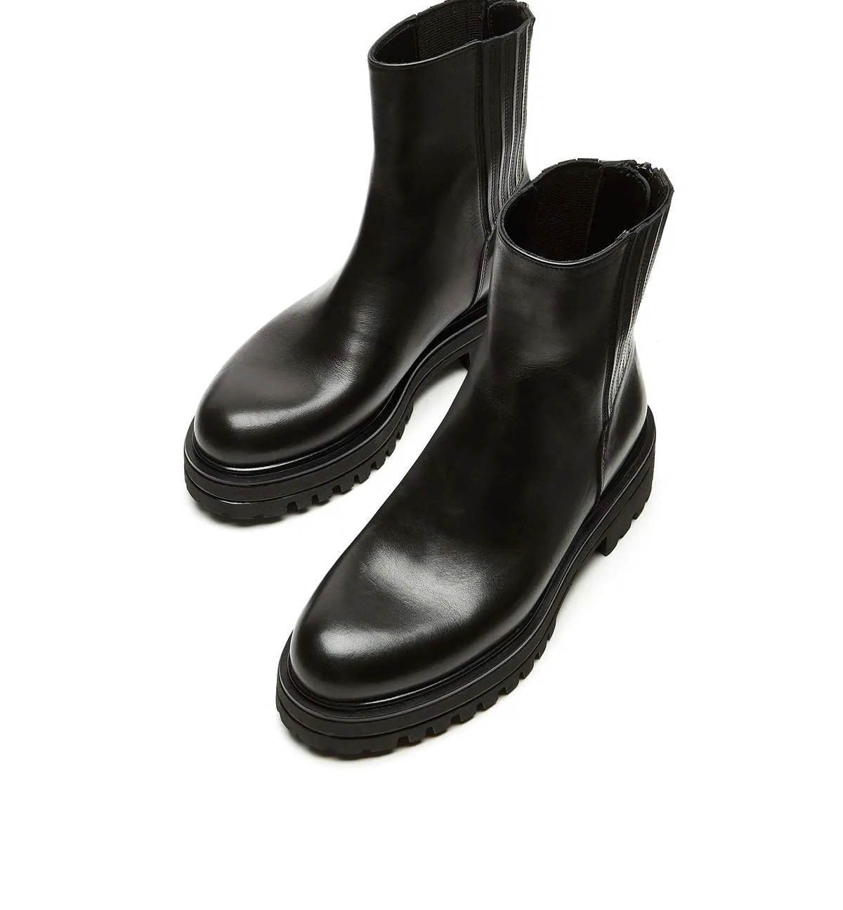 Tayler Leather Boot - Black