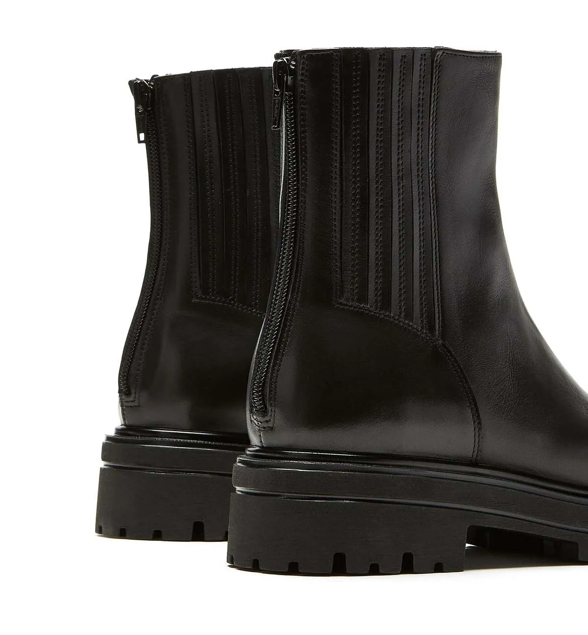 Tayler Leather Boot - Black