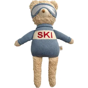 The Blueberry Hill Benjamin Bear Ski Plushie Toy