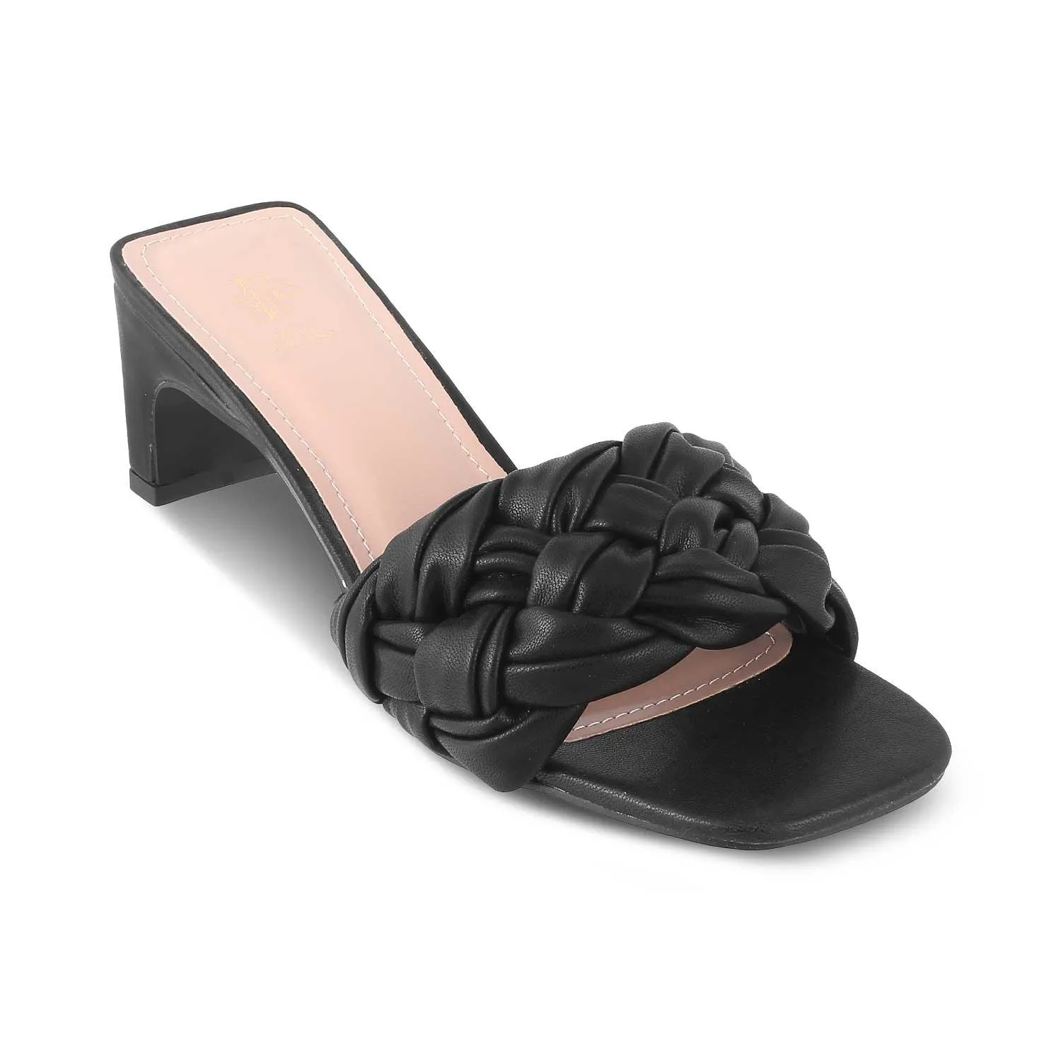 The Pragues Black Women's Dress Heel Sandals Tresmode