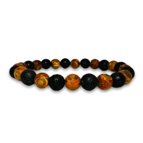 Tibetan / Volcanic Lava Bracelet Plain