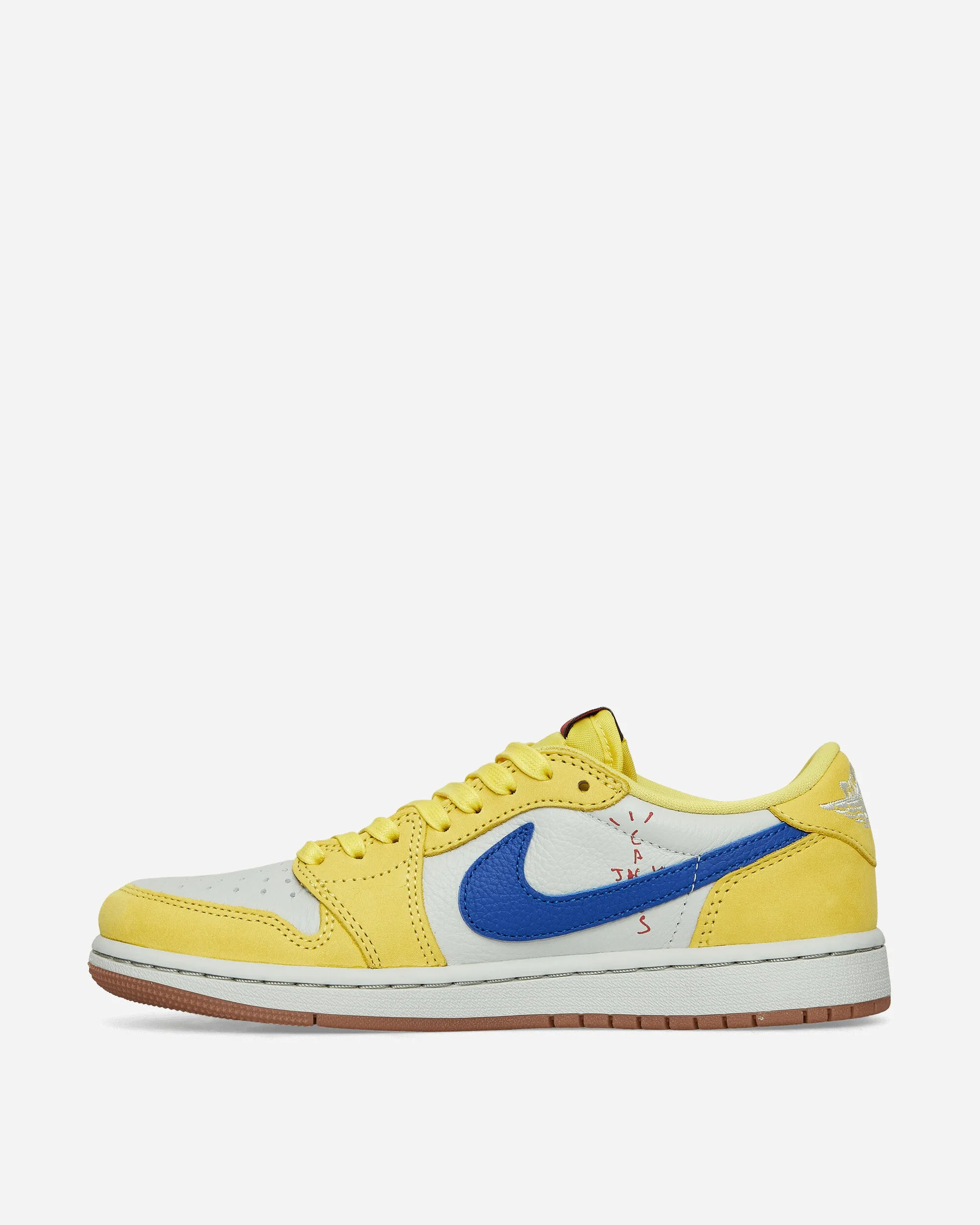 Travis Scott WMNS Air Jordan 1 Low OG Sneakers Canary