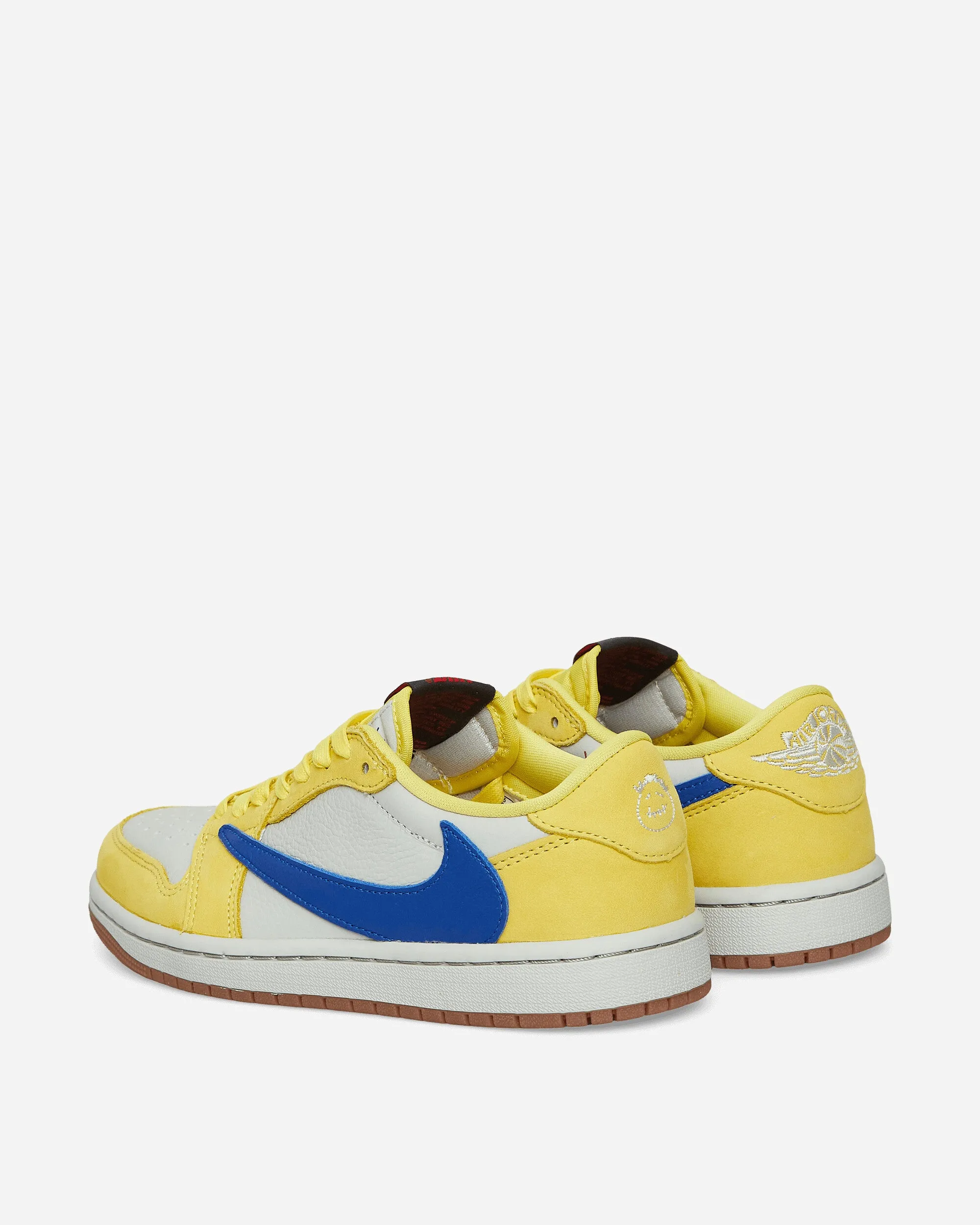 Travis Scott WMNS Air Jordan 1 Low OG Sneakers Canary