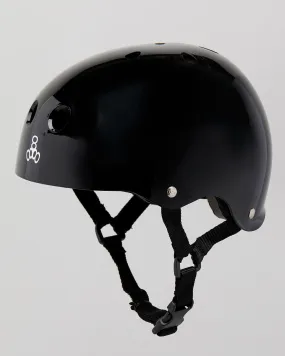 Triple 8 Black Gloss Helmet