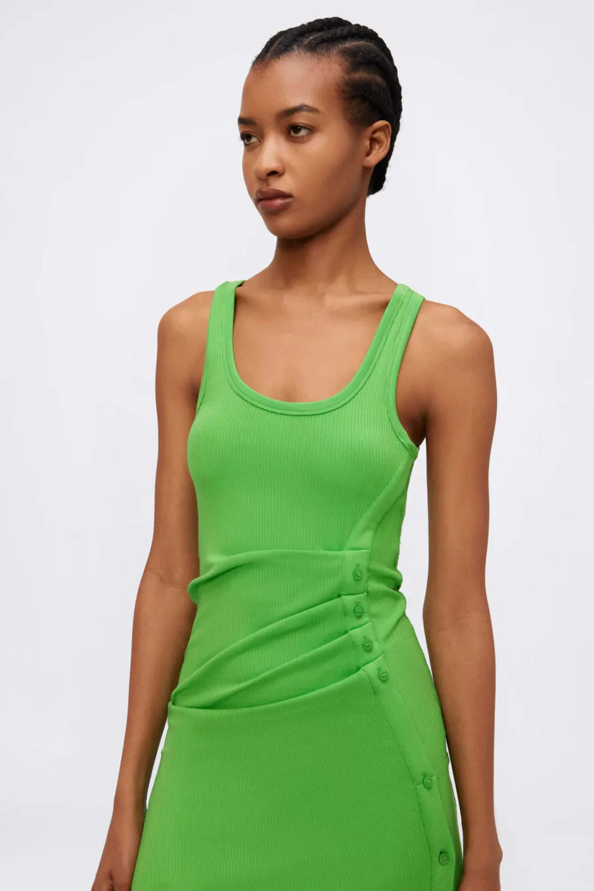 Trudy Tank Midi Dress - Parakeet