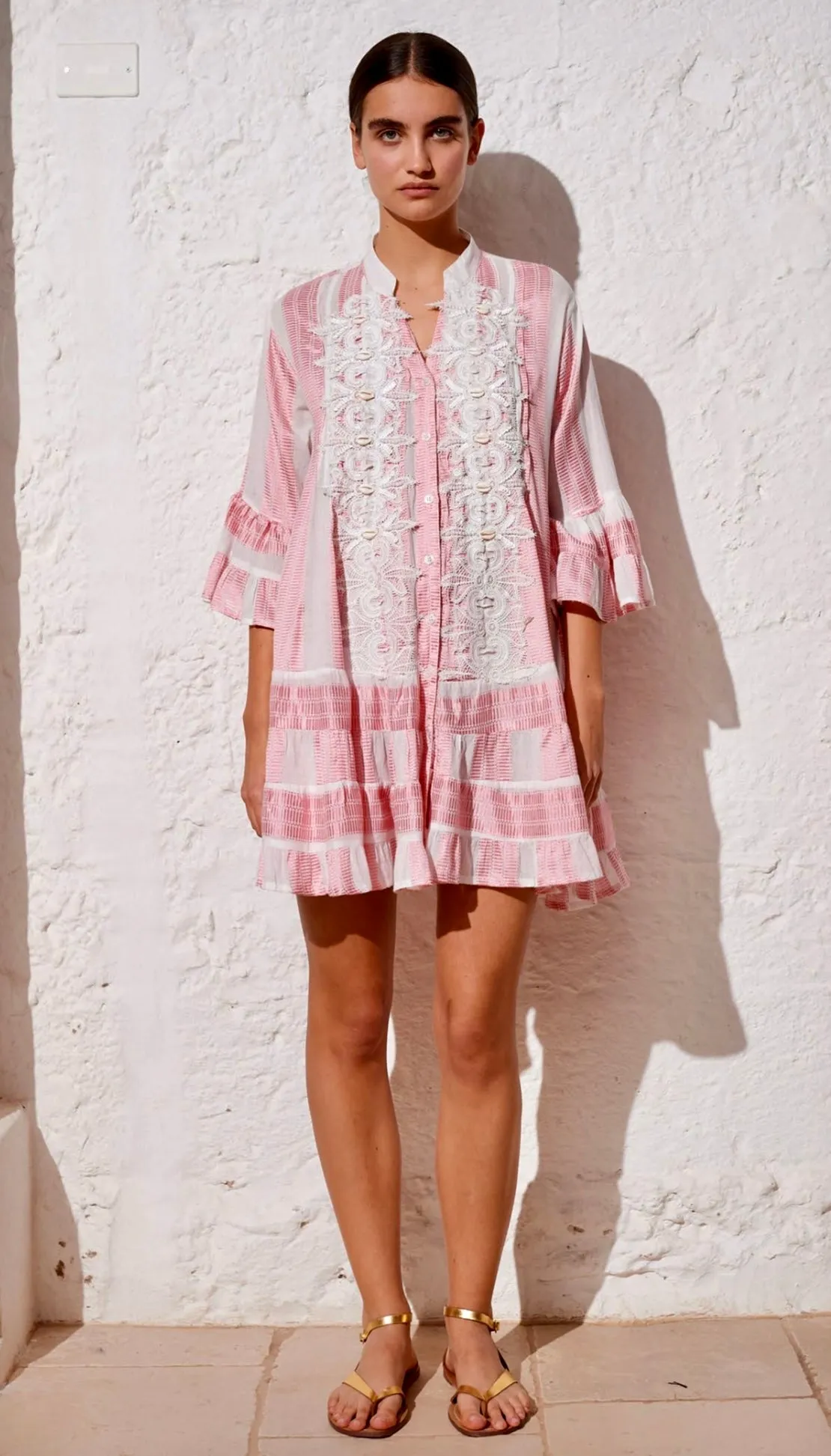 Tunic Dress Margarita in Rose