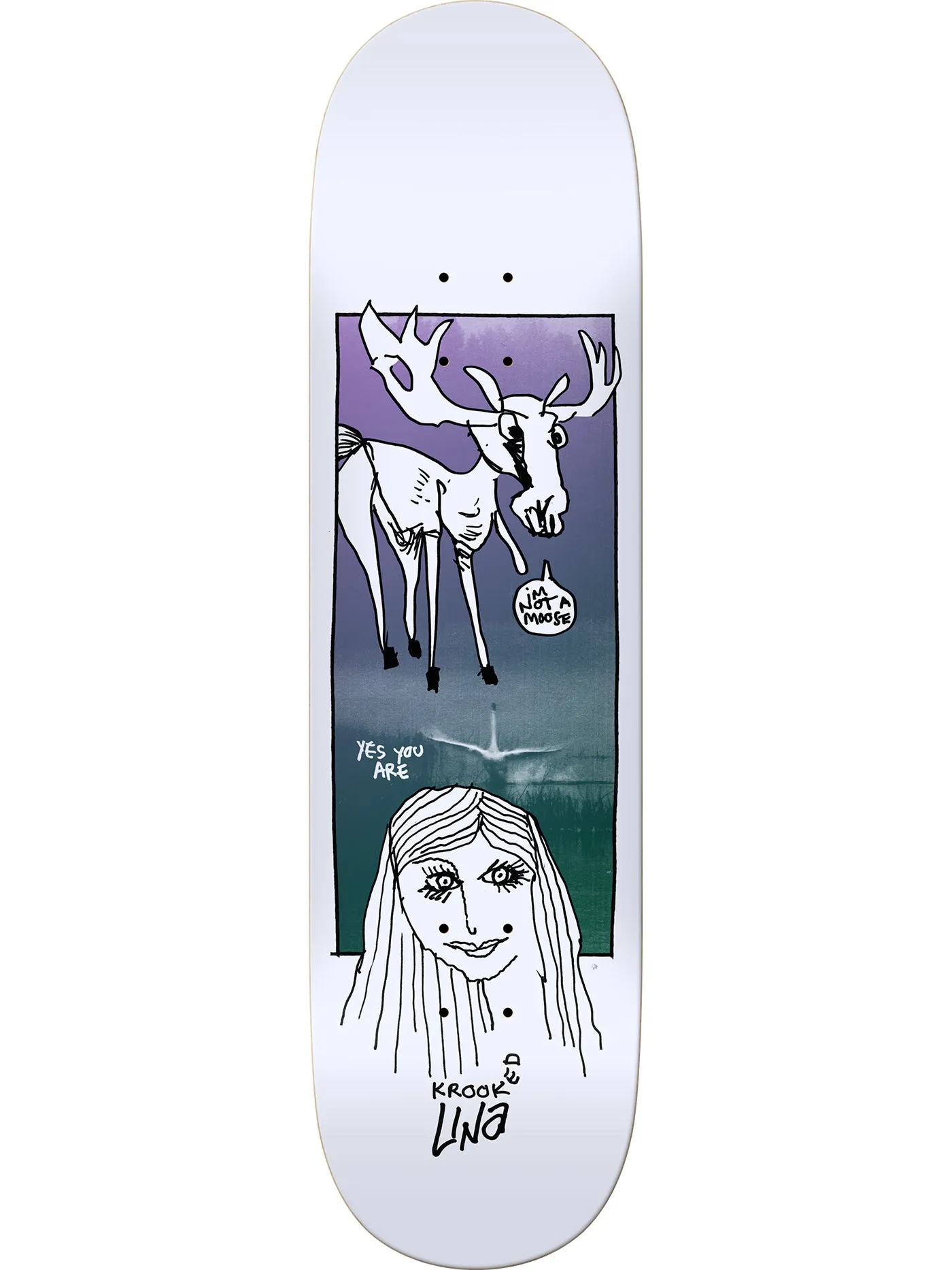 Una Debate 8.25 Skateboard Deck