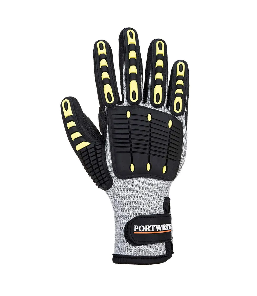 Unisex adult a729 impact resistant thermal cut resistant gloves xxl grey/black Portwest