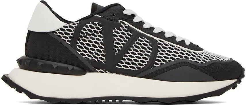 Valentino Garavani Black & White Netrunner Sneakers