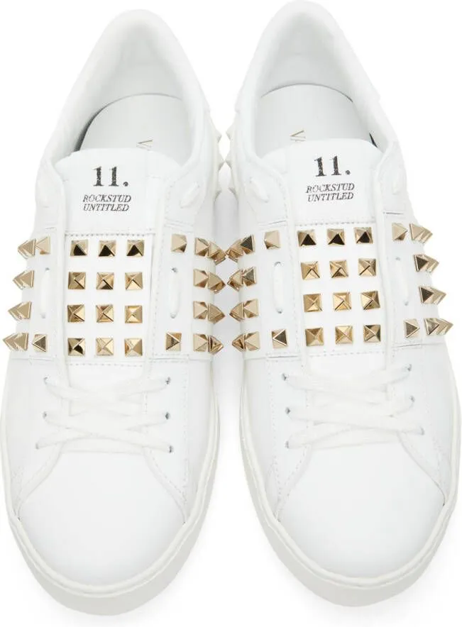 Valentino Garavani White Untitled Open Sneakers