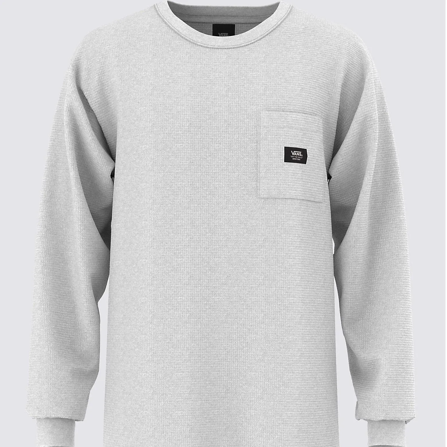 Vans Alder Long Sleeve Pocket Thermal - Heather Grey