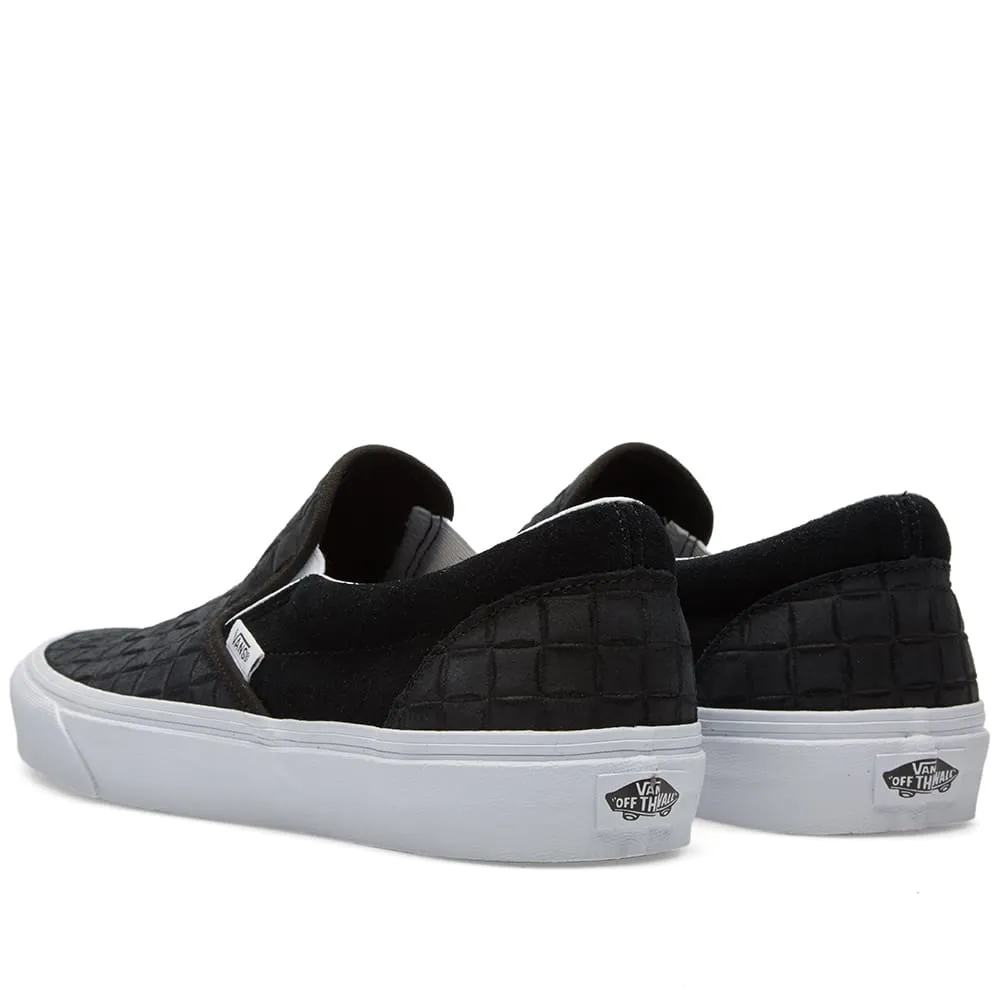 Vans Classic Slip OnBlack Suede Checkerboard