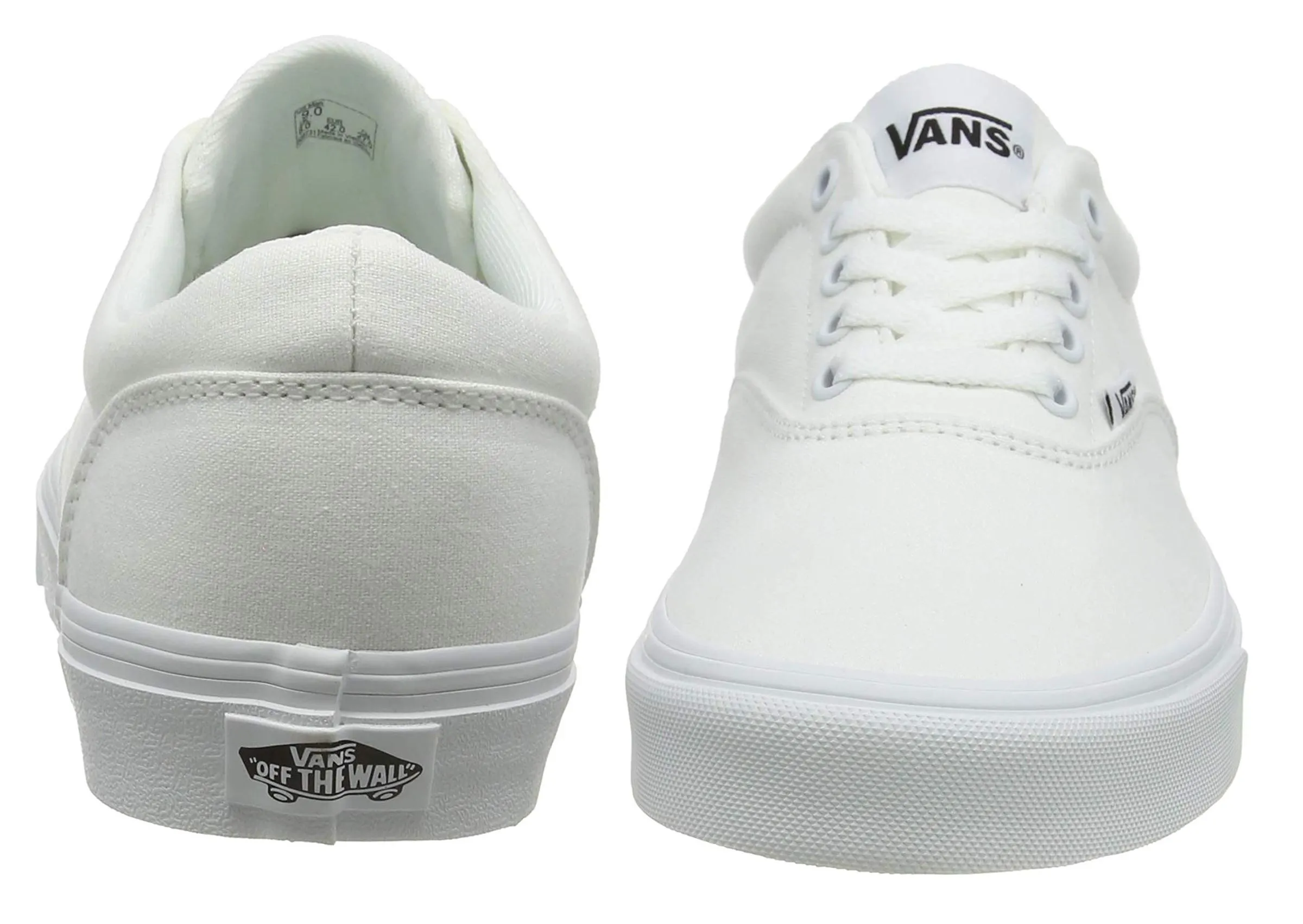 VANS Doheny Canvas Casual Trainers Triple White