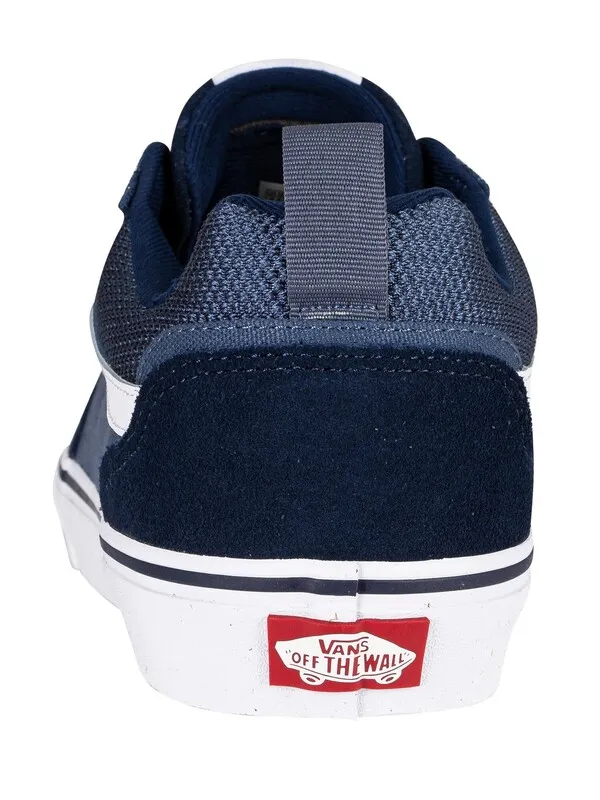 Vans Filmore Suede Canvas Trainers - Dress Blue