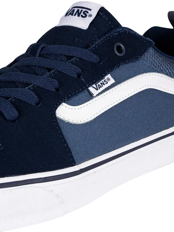 Vans Filmore Suede Canvas Trainers - Dress Blue