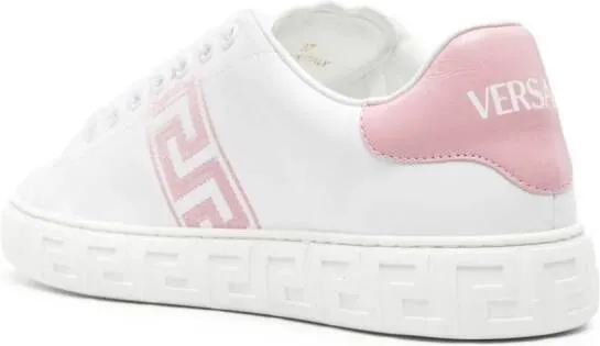 Versace Greca-embroidered sneakers White