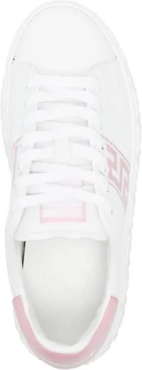 Versace Greca-embroidered sneakers White