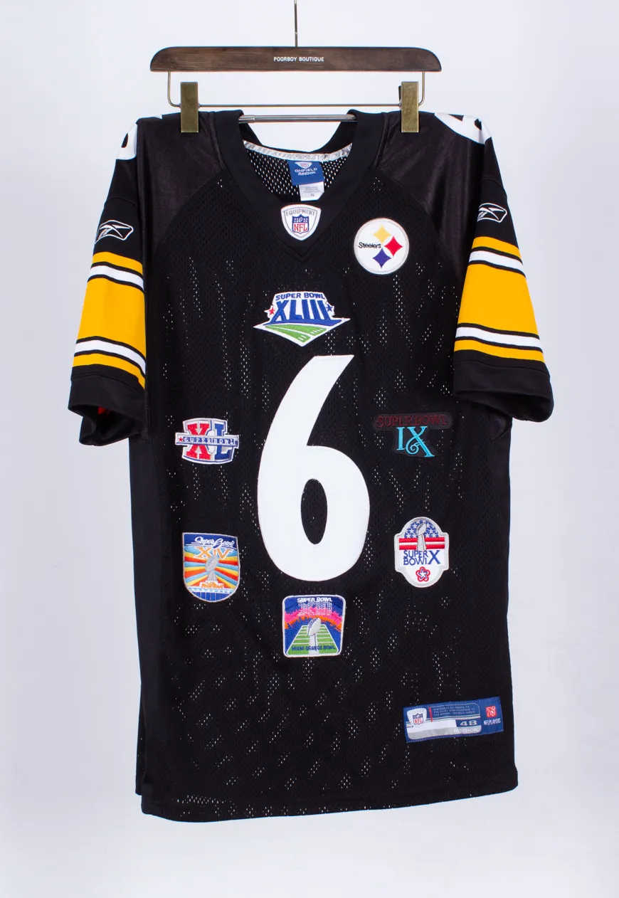 Vintage 90s Reebok NFL Steelers Mesh Jersey | Vintage Online Store