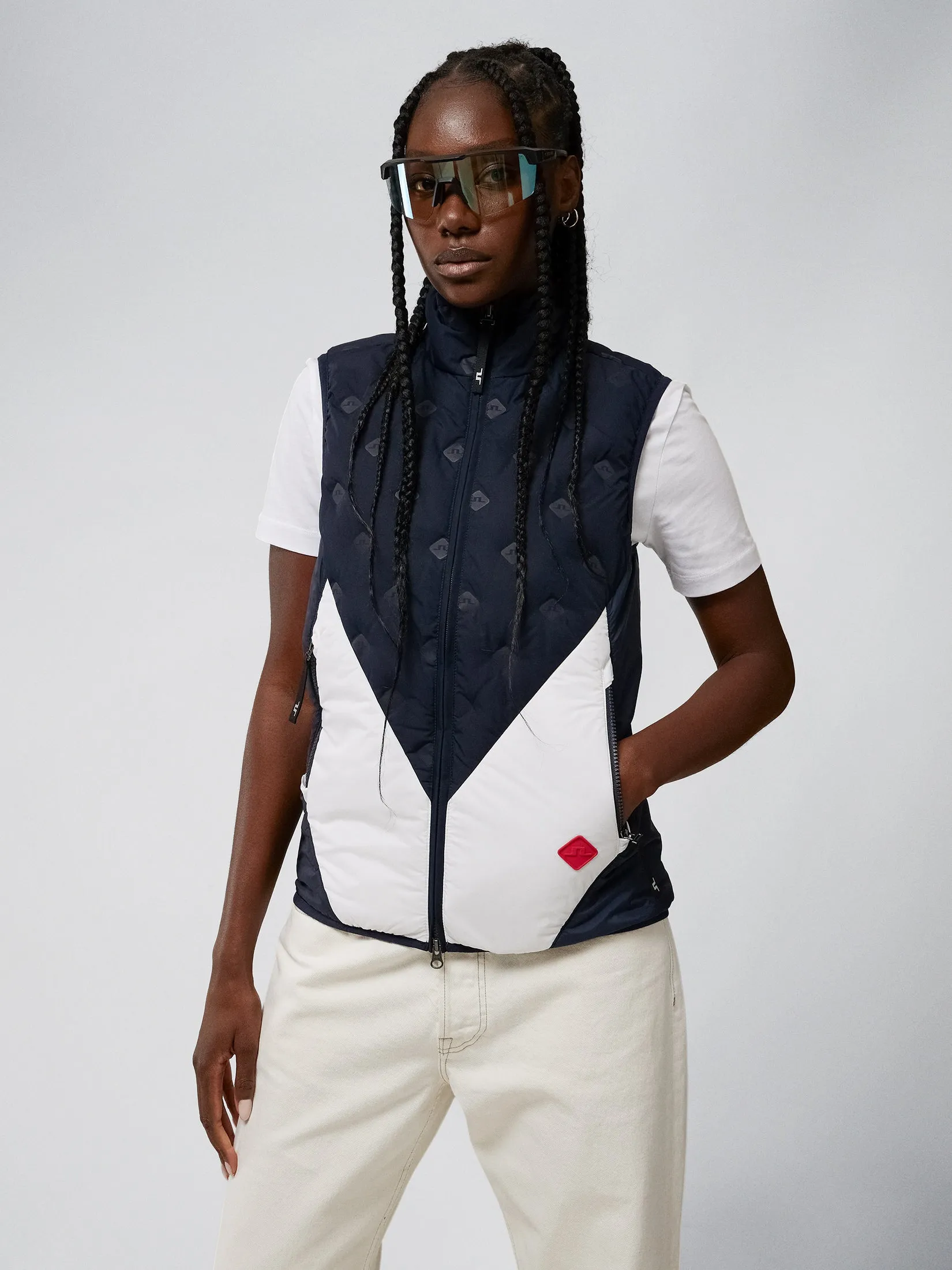 W Rosetta Hybrid Vest / JL Navy