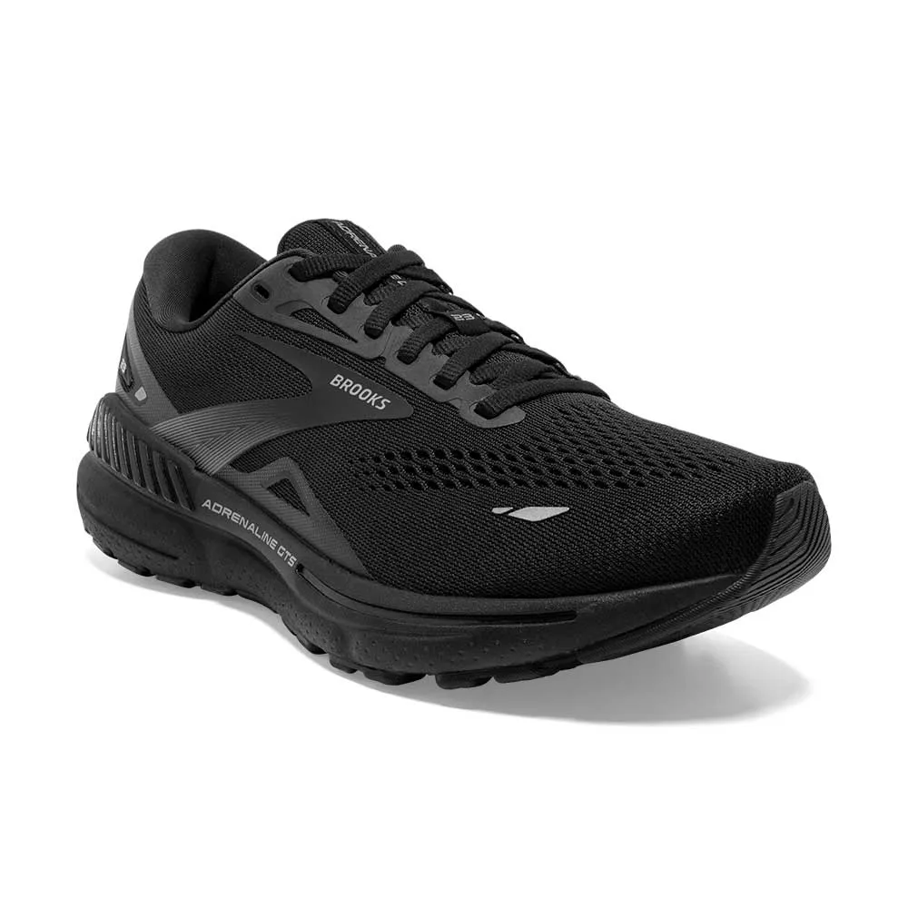 Women's Adrenaline GTS 23 Running Shoe - Black/Black/Ebony - Extra Wide (2E)