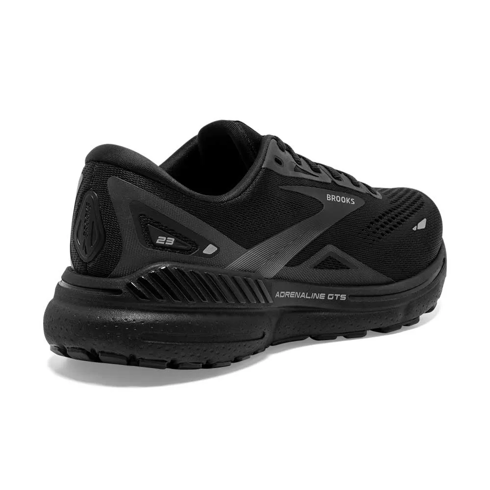 Women's Adrenaline GTS 23 Running Shoe - Black/Black/Ebony - Extra Wide (2E)