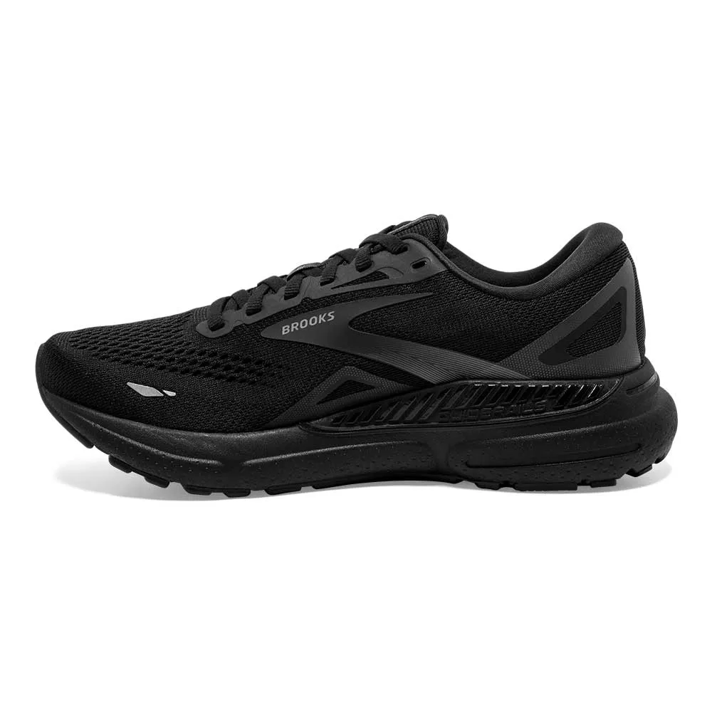 Women's Adrenaline GTS 23 Running Shoe - Black/Black/Ebony - Extra Wide (2E)