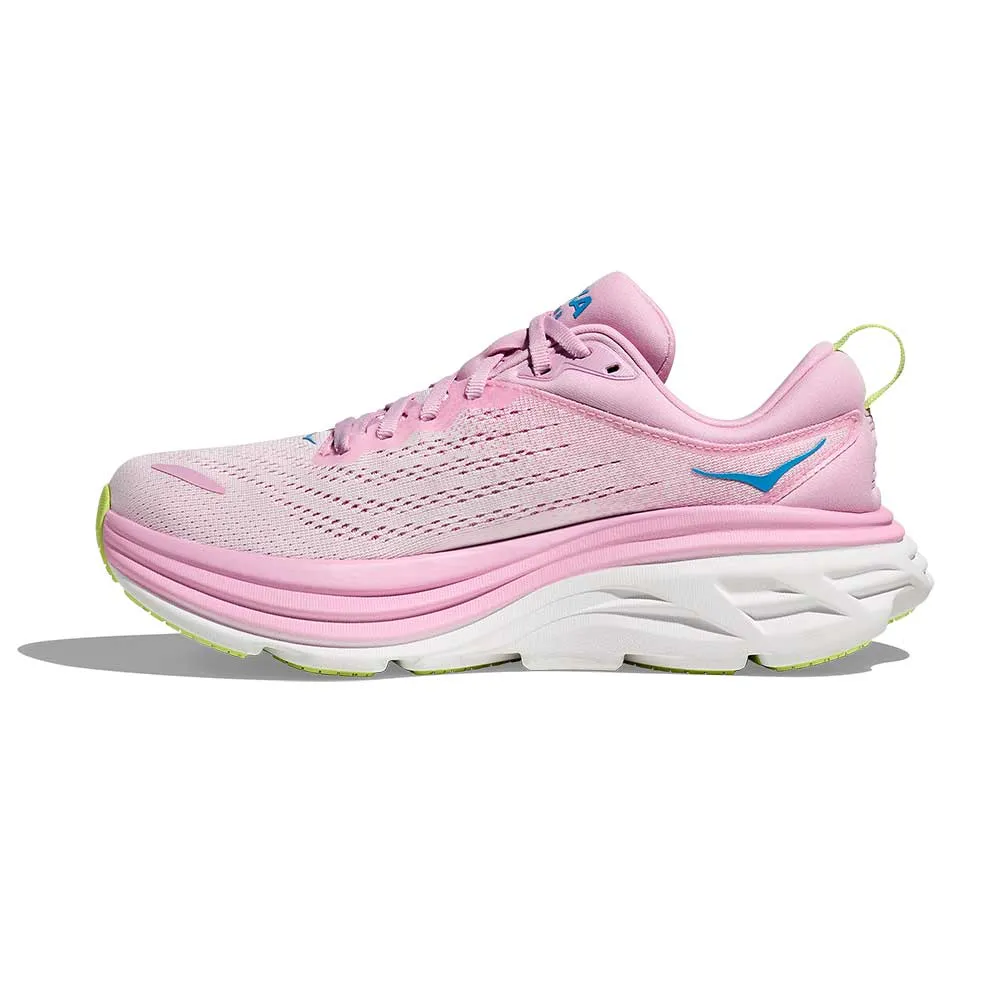 Women's Bondi 8 Running Shoe - Pink Twilight/Waterpark - Regular (B)