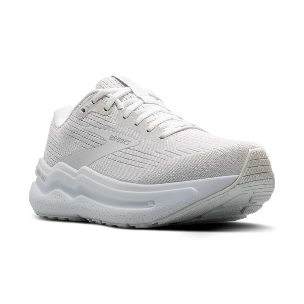 Women's Ghost Max 2 Running Shoe - Bright White/Bright White - Wide (D)