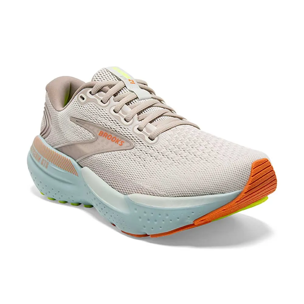 Women's Glycerin GTS 21 Running Shoe - Coconut/Aqua/Autumn Sunset - Regular (B)